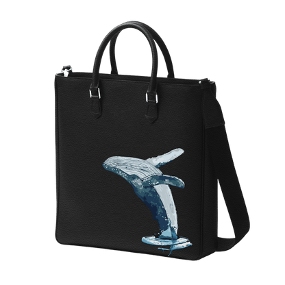 Tall Tote - Whale Spout