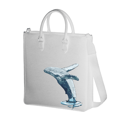 Tall Tote - Whale Spout