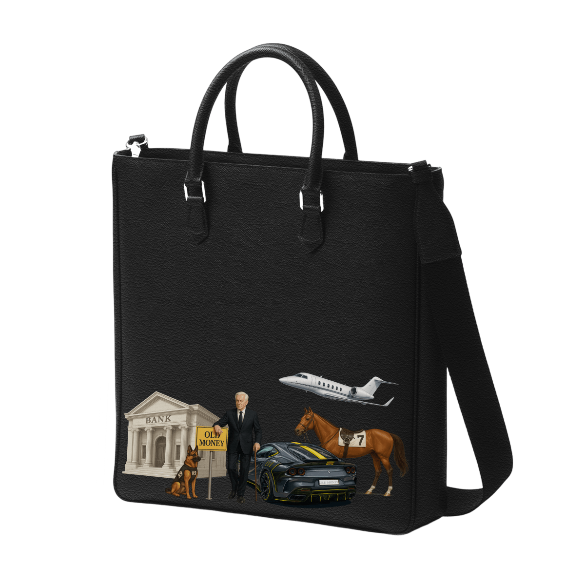 Tall Tote -  Old Money