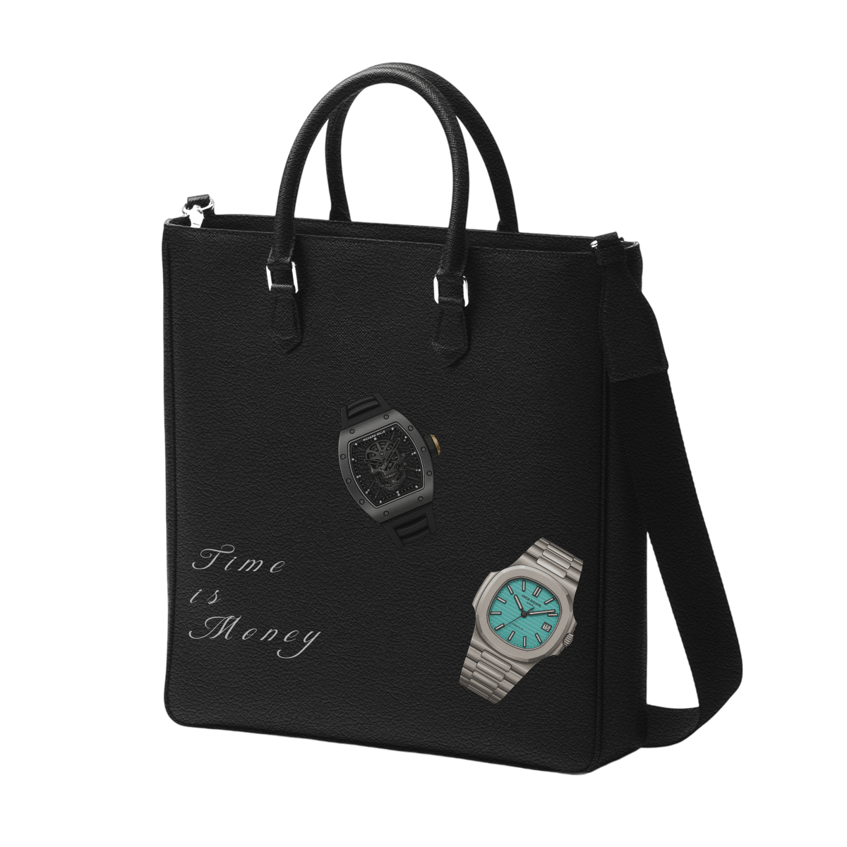 Tall Tote - Time is money