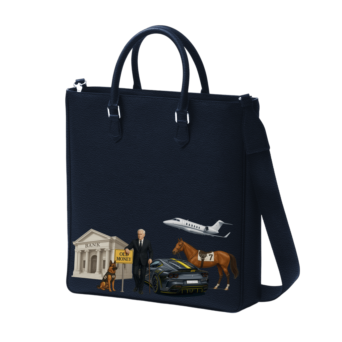 Tall Tote -  Old Money