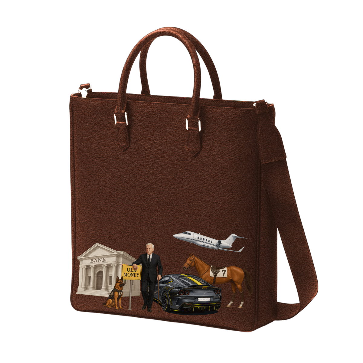 Tall Tote -  Old Money