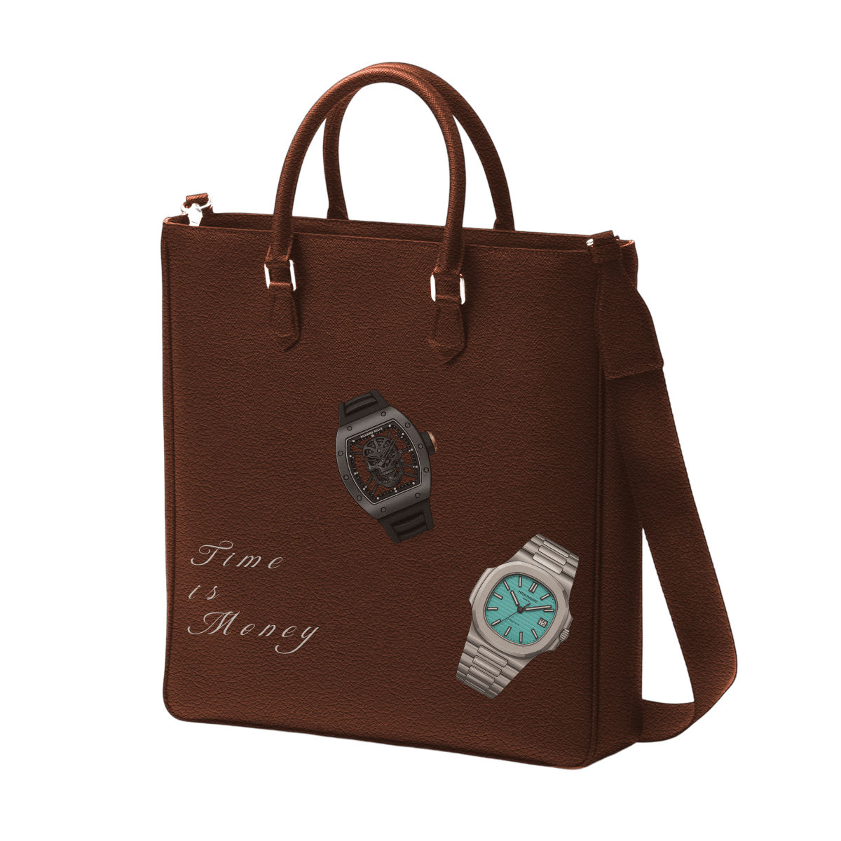 Tall Tote - Time is money