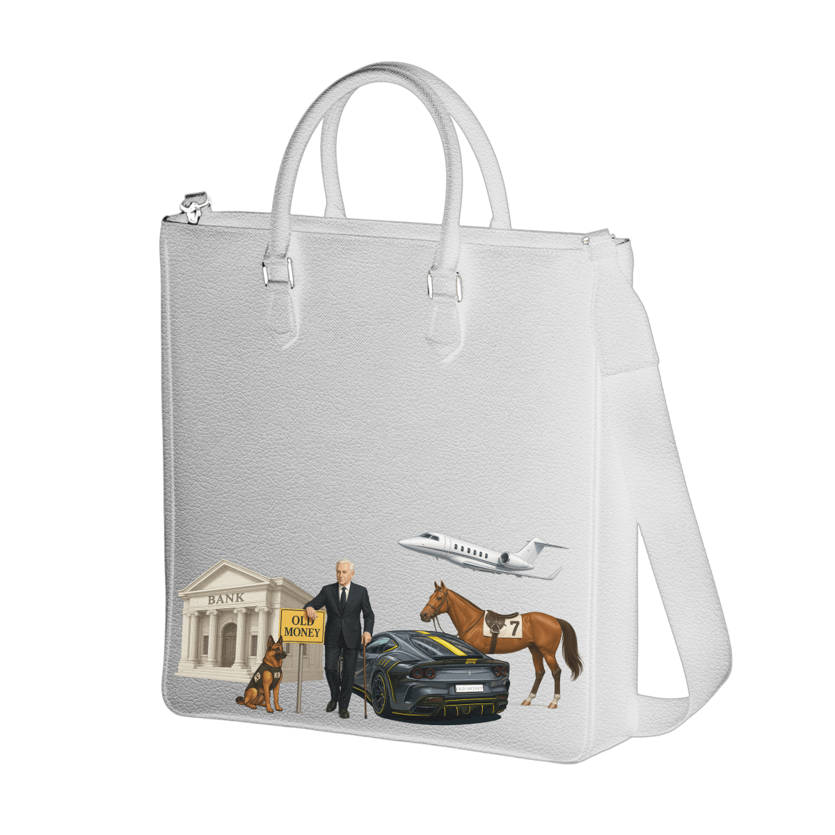 Tall Tote -  Old Money