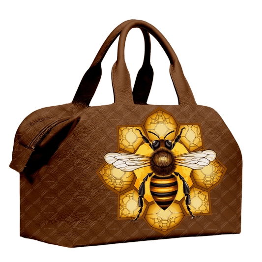 Travel Bag Leather - Bee