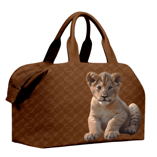 Travel Bag Leather - Lion Cub