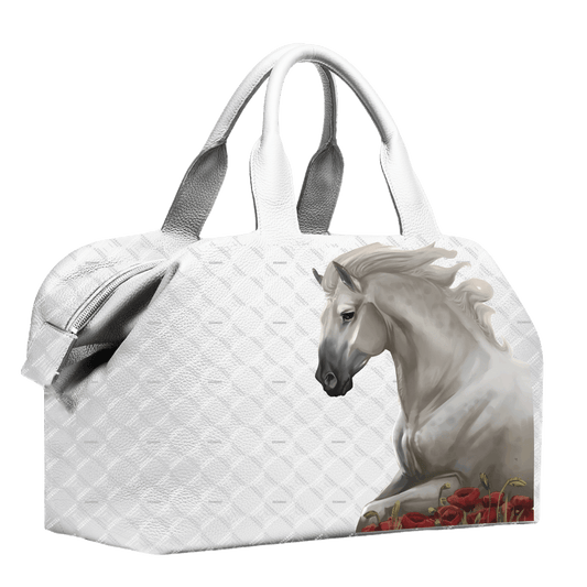 Travel Bag Leather - Rose Horse