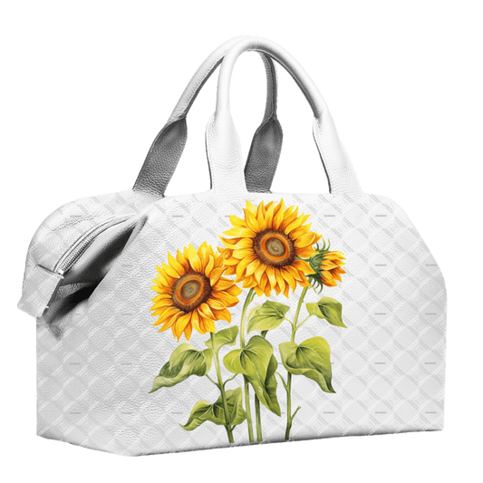 Travel Bag Leather - Sunflower