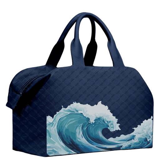 Travel Bag Leather - Wave