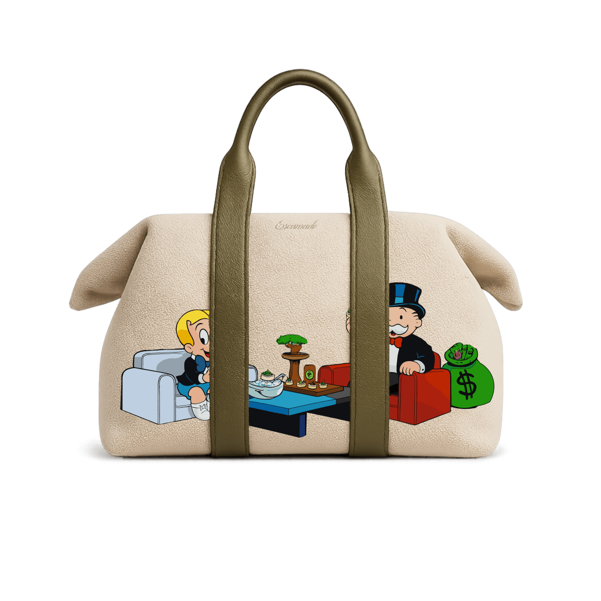 Travel Bag 45 JUTE - Oyster Fun