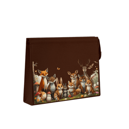 Travel Pouch - Wood Wildlife