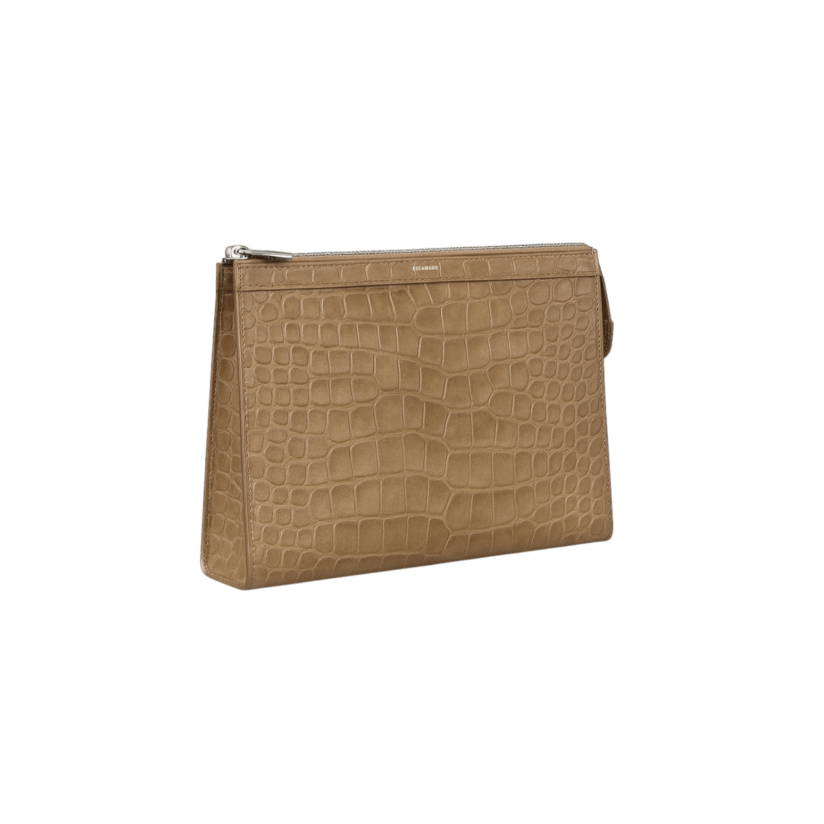 Travel Pouch Croc - Essentials Tan