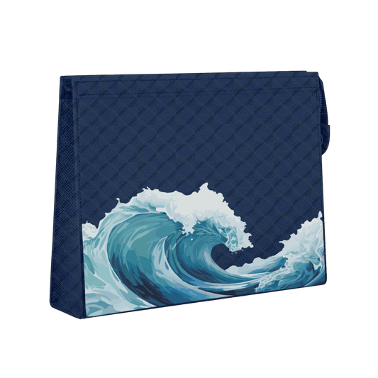 Travel Pouch Leather - Wave