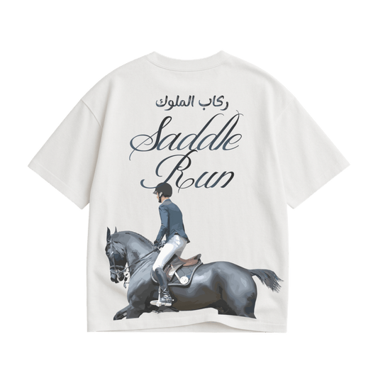Oversized TEE - Saddle Run