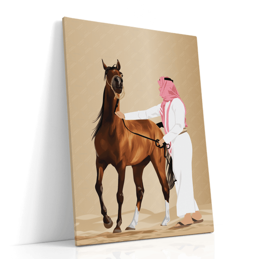 Animal Canvas -Arab Rider