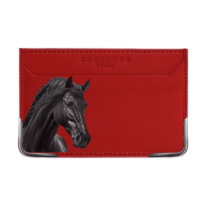 Black Horse - Leather Card Holder