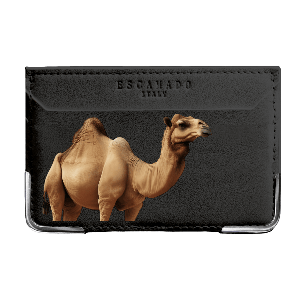 الجمل - محفظة بطاقات جلدية