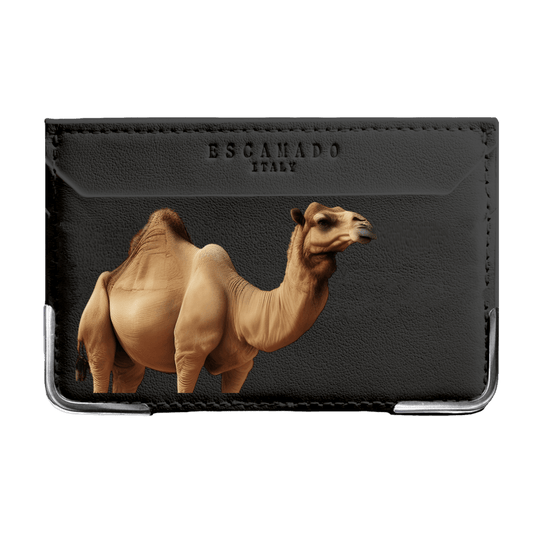 Camel - Leather Card Wallet