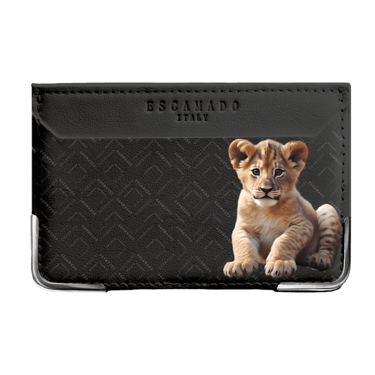 Lion Cub - Leather Card Holder