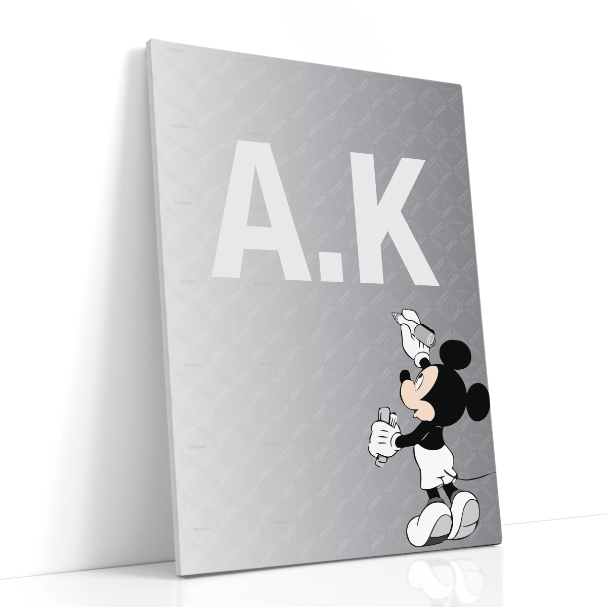 قماش كلاسيكي -الأحرف الأولى من الاسم