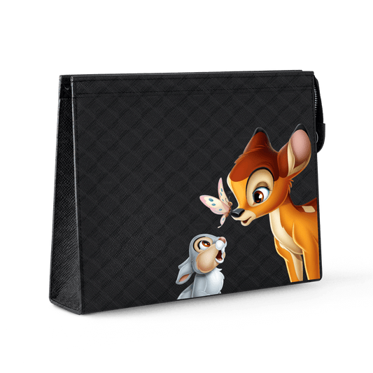 Travel Pouch Leather - Baby Deer