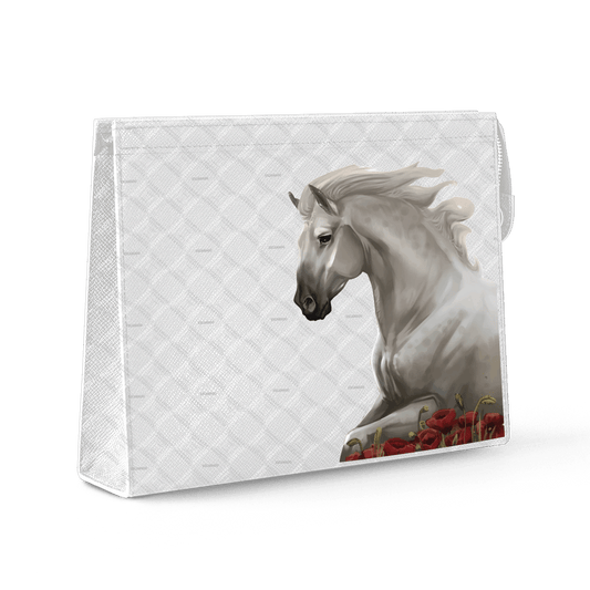Travel Pouch Leather - Rose Horse