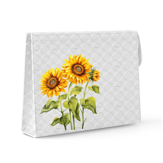 Travel Pouch Leather - Sunflower