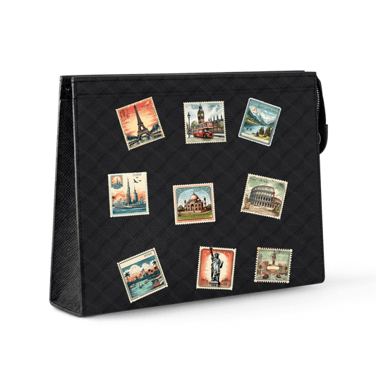 Travel Pouch - Travel Stamps